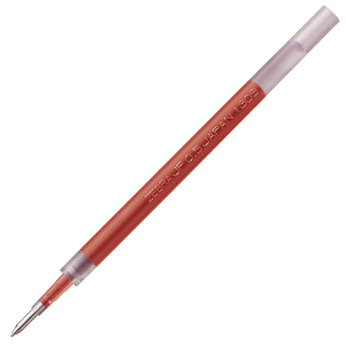 たのめーる】ゼブラ ジェルボールペン替芯 JF-0.5芯 赤 サラサ用 RJF5