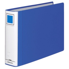 コクヨ　チューブファイル（エコツインＲ）　Ａ４ヨコ　５００枚収容　５０ｍｍとじ　背幅６５ｍｍ　青　フ－ＲＴ６５５Ｂ　１冊