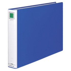 コクヨ　チューブファイル（エコツインＲ）　Ａ３ヨコ　４００枚収容　４０ｍｍとじ　背幅５５ｍｍ　青　フ－ＲＴ６４３Ｂ　１冊