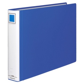 コクヨ　チューブファイル（エコツインＲ）　Ａ３ヨコ　５００枚収容　５０ｍｍとじ　背幅６５ｍｍ　青　フ－ＲＴ６５３Ｂ　１冊