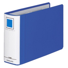 コクヨ　チューブファイル（エコツインＲ）　Ａ５ヨコ　５００枚収容　５０ｍｍとじ　背幅６５ｍｍ　青　フ－ＲＴ６５７Ｂ　１冊