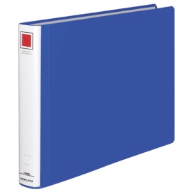 コクヨ　チューブファイル（エコツインＲ）　Ｂ４ヨコ　３００枚収容　３０ｍｍとじ　背幅４５ｍｍ　青　フ－ＲＴ６３９Ｂ　１冊