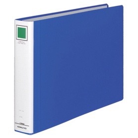 コクヨ　チューブファイル（エコツインＲ）　Ｂ４ヨコ　４００枚収容　４０ｍｍとじ　背幅５５ｍｍ　青　フ－ＲＴ６４９Ｂ　１冊
