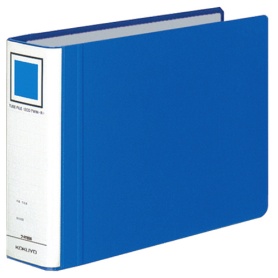 コクヨ　チューブファイル（エコツインＲ）　Ｂ５ヨコ　５００枚収容　５０ｍｍとじ　背幅６５ｍｍ　青　フ－ＲＴ６５６Ｂ　１冊