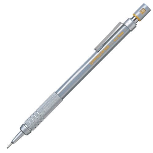 ぺんてる　製図用シャープペンシル　グラフギア５００　０．９ｍｍ　（軸色：シルバー）　ＰＧ５１９　１本1