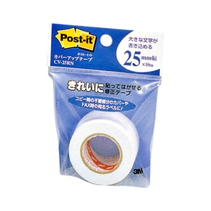 ３Ｍ　ポスト・イット　カバーアップテープ　詰替用　２５ｍｍ幅×１０ｍ　ＣＶ－２５ＲＮ　１個1