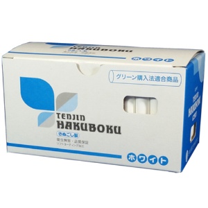 日本白墨工業　天神印チョーク（石膏カルシウム製）　白　ＣＨ－１　１箱（１００本）1