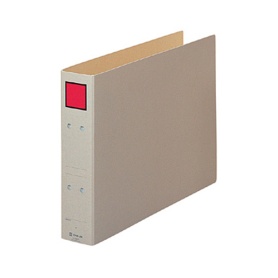 キングジム　保存ファイル　Ｂ４ヨコ　５００枚収容　５０ｍｍとじ　背幅６５ｍｍ　ピクト赤　４３９５Ｅ　１冊