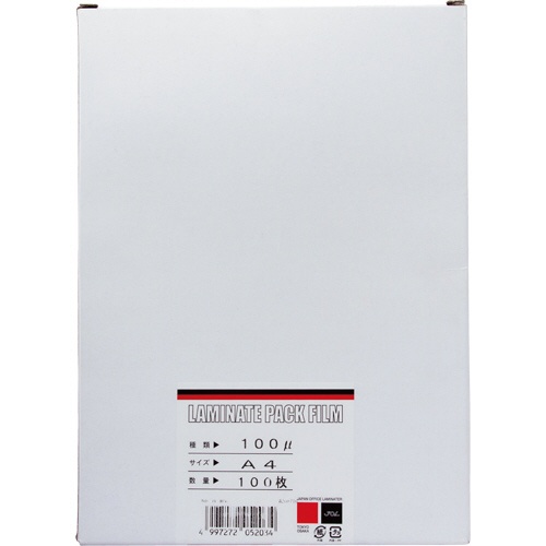 ＪＯＬ　ラミネートフィルム　Ａ４　１００μ　５２０３　１パック（１００枚）1