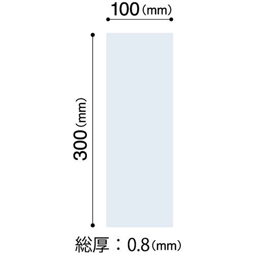 マグエックス　マグネットクリーンシート　小　３００×１００×０．８ｍｍ　白　ＭＳＫ－０８Ｗ　１枚2