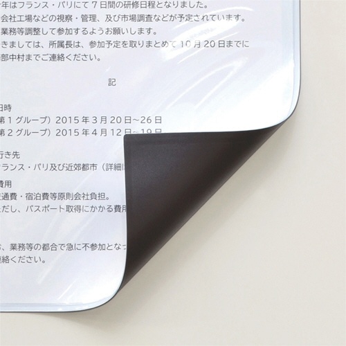マグエックス　マグネットカードケース　ツヤ有り　Ａ４　ＭＣＡＲＤ－Ａ４Ｇ　１枚3