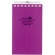 リヒトラブ　ＡＱＵＡ　ＤＲＯＰｓ　ツイストノート（メモサイズ）　８穴　５ｍｍ方眼罫　リーフ４０枚付属　藤　Ｎ－１６６１－１０　１冊1