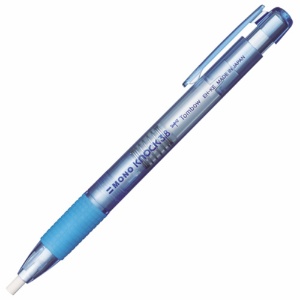 トンボ鉛筆　ホルダー消しゴム　モノノック３．８　透明ブルー　ＥＨ－ＫＥ４０　１個1
