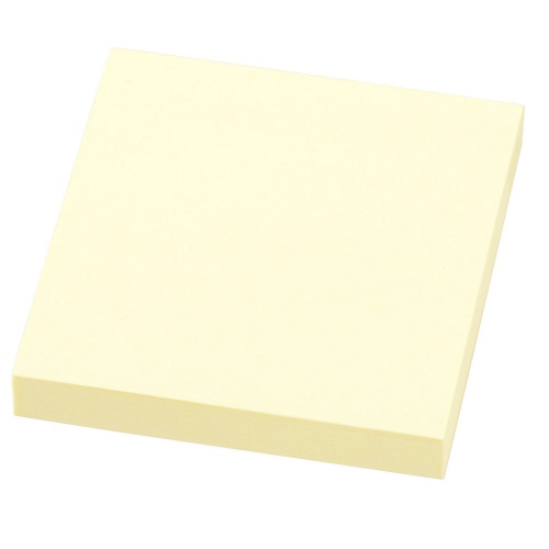 ライオン事務器　ふせん＜リペタ＞　貼ってはがせるメモ　７６．２×７６．２ｍｍ　イエロー　ＲＬ－１６　１冊1
