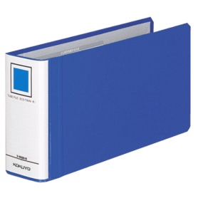 コクヨ　チューブファイル（エコツインＲ）　Ｂ４　１／３ヨコ　５００枚収容　５０ｍｍとじ　背幅６５ｍｍ　青　フ－ＲＴ６５１９Ｂ　１冊