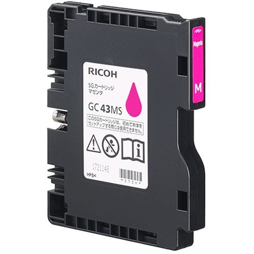 リコー　ＳＧカートリッジ　ＧＣ４３ＭＳ　マゼンタ　Ｓサイズ　５１５９４４　１個1