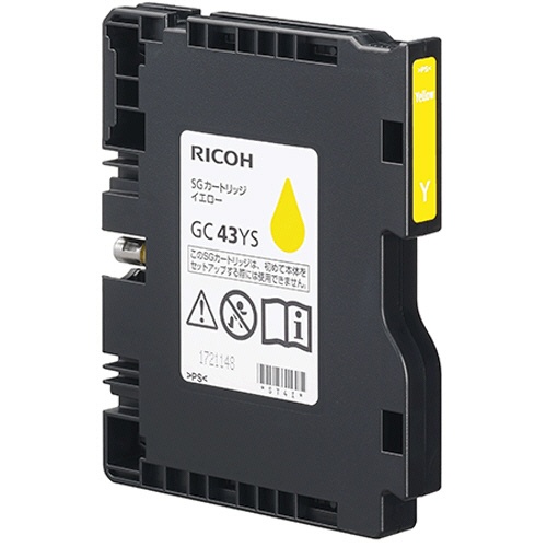 リコー　ＳＧカートリッジ　ＧＣ４３ＹＳ　イエロー　Ｓサイズ　５１５９４５　１個1