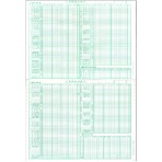 東京ビジネス 合計残高試算表 (建設・科目印刷) CG1006KO 1冊(50セット)