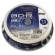 ハイディスク　録画用ＢＤ－Ｒ　１３０分　１－６倍速　ホワイトワイドプリンタブル　スピンドルケース　ＨＤＶＢＲ２５ＲＰ１０ＳＰ　１パック（１０枚）1
