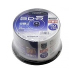 ハイディスク　録画用ＢＤ－Ｒ　１３０分　１－４倍速　ホワイトワイドプリンタブル　スピンドルケース　ＨＤＢＤＲ１３０ＹＰ５１　１パック（５１枚）