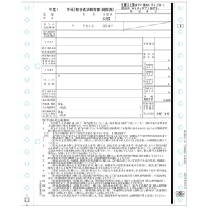 日本法令　給与支払報告書（総括表）　地方ＭＣ－６－１００－Ｒ０５　１箱（１００セット）1