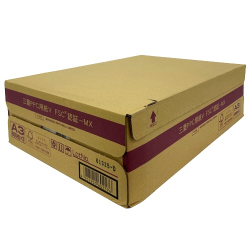 三菱製紙　ＰＰＣ用紙－Ｖ　Ａ３　ＰＰＣＶ－Ａ３　１箱（１５００枚：５００枚×３冊）1
