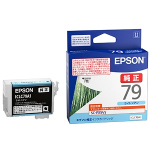 エプソン　インクカートリッジ　ライトシアン　ＩＣＬＣ７９Ａ１　１個1