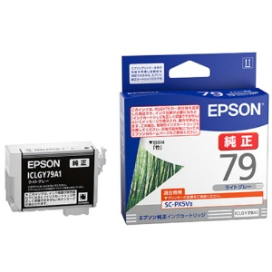 エプソン　インクカートリッジ　ライトグレー　ＩＣＬＧＹ７９Ａ１　１個1