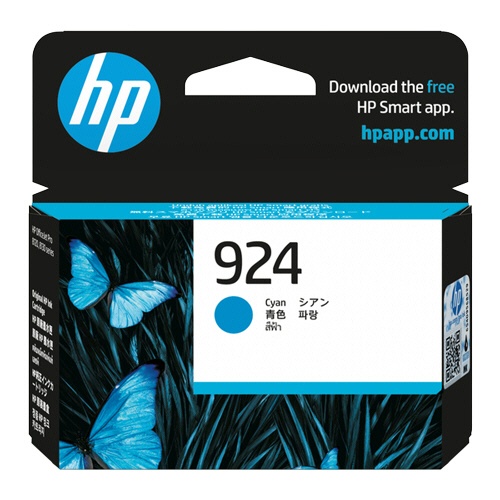 ＨＰ　ＨＰ９２４　インクカートリッジ　シアン　４Ｋ０Ｕ３ＮＡ　１個1