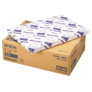 エプソン　カラーレーザープリンター用コート紙　Ａ３　ＬＰＣＣＴＡ３　１箱（１０００枚：２５０枚×４冊）1