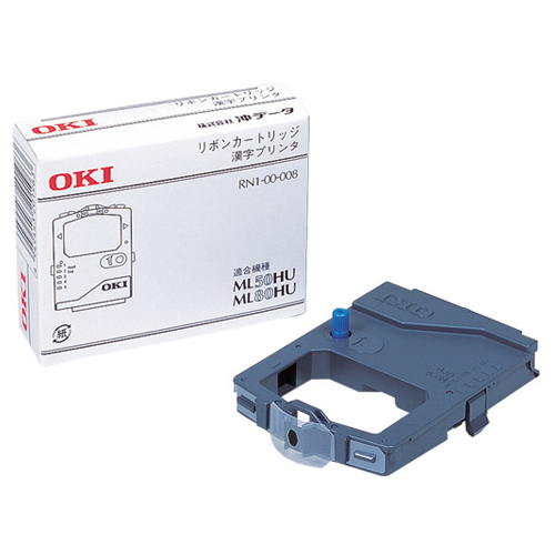 たのめーる】OKI ML50HU/80HU用インクリボン 黒 RN6-00-008 1箱(6本)の通販