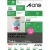 エーワン　ラベルシール［レーザープリンタ］　ツヤ消しフィルム・透明　Ａ４　ノーカット　２８４２８　１冊（１０シート）