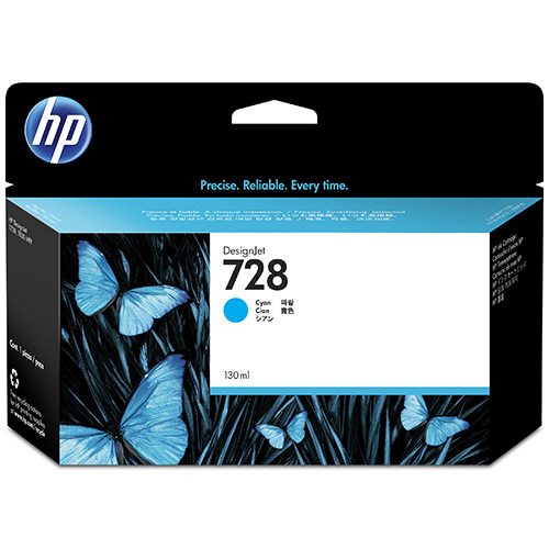 たのめーる】HP HP728 インクカートリッジ シアン 130ml F9J67A 1個の通販