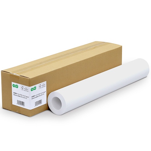 ＴＡＮＯＳＥＥ　普通紙ロール（コアレスタイプ）　Ａ１ロール　５９４ｍｍ×６０ｍ　８１．４ｇ　１本1