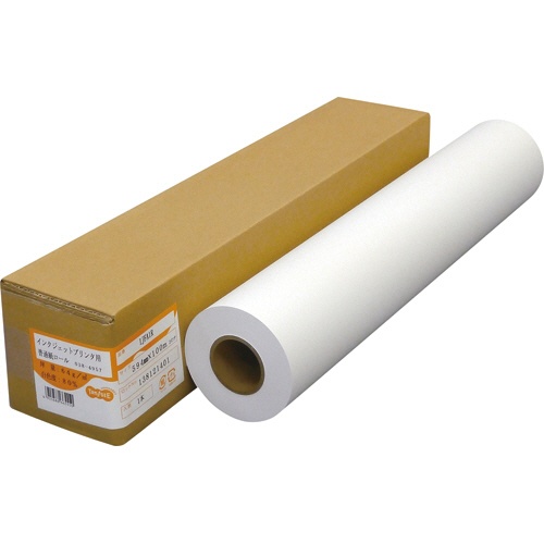 ＴＡＮＯＳＥＥ　インクジェットプリンタ用　普通紙ロール　Ａ１ロール　５９４ｍｍ×１００ｍ　１本1