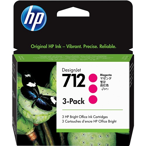 ＨＰ　ＨＰ７１２　インクカートリッジ　マゼンタ　２９ｍＬ／個　３ＥＤ７８Ａ　１箱（３個）1