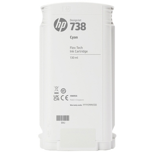ＨＰ　ＨＰ７３８　インクカートリッジ　シアン　１３０ｍＬ　４９８Ｎ５Ａ　１個1