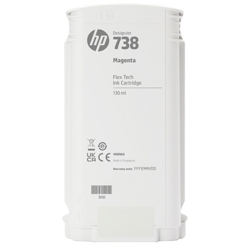 ＨＰ　ＨＰ７３８　インクカートリッジ　マゼンタ　１３０ｍＬ　４９８Ｎ６Ａ　１個1