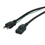 エレコム 電源ケーブル 3Pメス-2Pオス 1.8m KT-218 1本