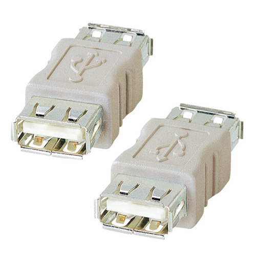 【クリックで詳細表示】サンワサプライ USBアダプタ (A)メス AD-USB2 1個 AD-USB2