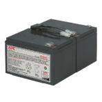 ＡＰＣ（シュナイダーエレクトリック）　ＵＰＳ交換用バッテリキット　ＳＵＡ１０００Ｊ・１０００ＪＢ・ＳＭＴ１０００Ｊ用　ＲＢＣ６Ｌ　１個