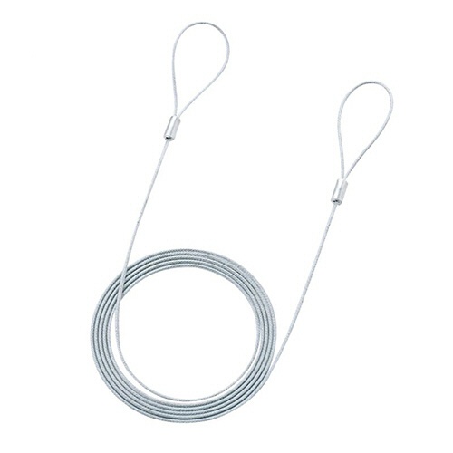 サンワサプライ　ｅセキュリティワイヤー　（ワイヤー、長さ２．０ｍ・直径１．６ｍｍ）　ＳＬＥ－３Ｗ－２　１個1