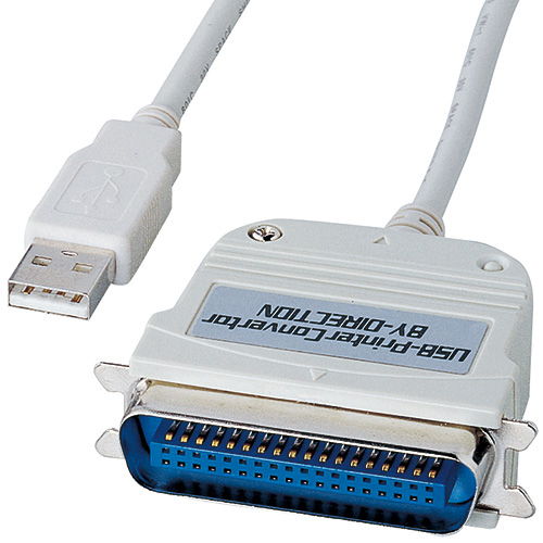 【クリックで詳細表示】サンワサプライ USBプリンタコンバータケーブル (A)オス-セントロニクス36pinオス 1.8m USB-CVPR 1本 USB-CVPR