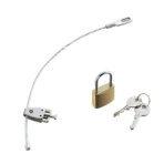 エレコム ESL-3用サブワイヤーロック ESL-3W 1パック