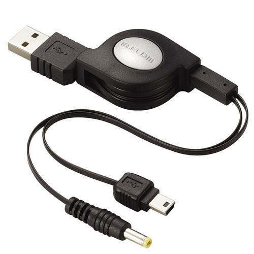 【クリックでお店のこの商品のページへ】エレコム PSP用USB充電ケーブル＋通信ケーブル 80cm MG-CHARGE/USBDC 1個 MG-CHARGE/USBDC