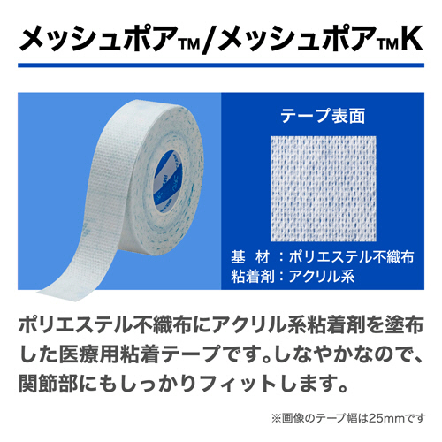 日本衛材 ミケールポア 粘着不織布包帯 7号 75mm×10m 4巻 NE-235