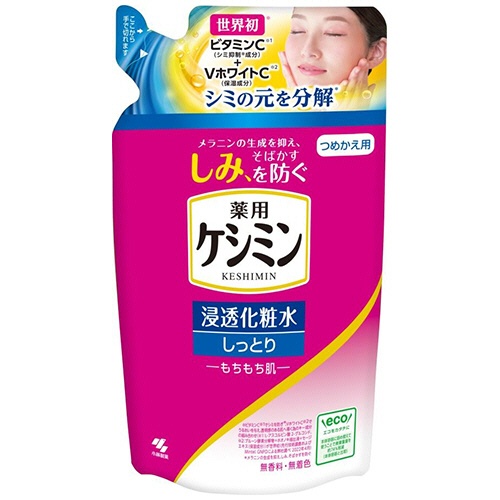 小林製薬　薬用ケシミン　浸透化粧水　しっとりもちもち肌　つめかえ用　１４０ｍＬ　１個1