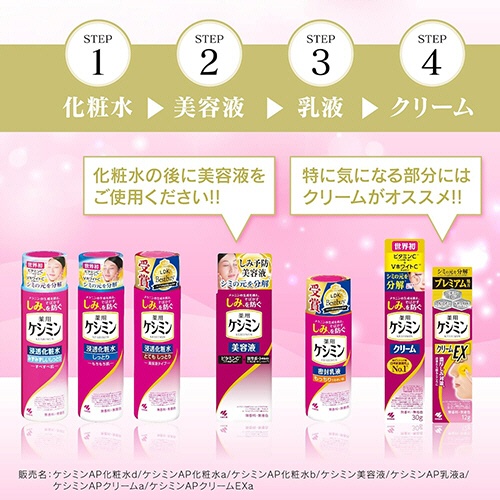 小林製薬　薬用ケシミン　浸透化粧水　しっとりもちもち肌　つめかえ用　１４０ｍＬ　１個6