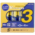 オーム電機　Ｖアルカリ乾電池　プレミアムハイパワー