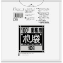 日本サニパック　Ｌシリーズ　業務用ポリ袋　透明　１００Ｌ　薄口０．０３０ｍｍ　Ｌ－８７　１パック（１０枚）